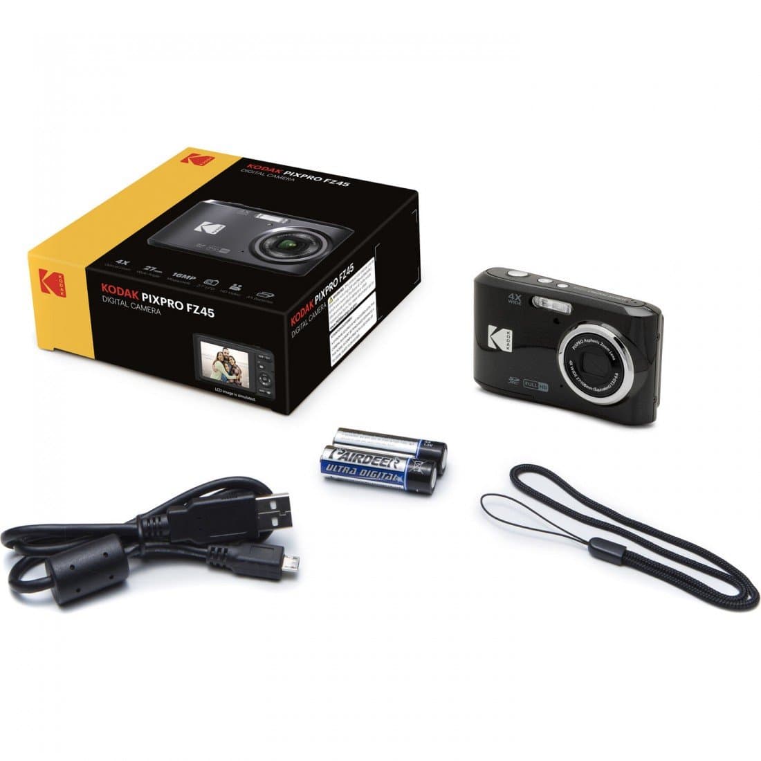 Kodak Pixpro FZ45 Digital Camera (Black) Thumbnail 5