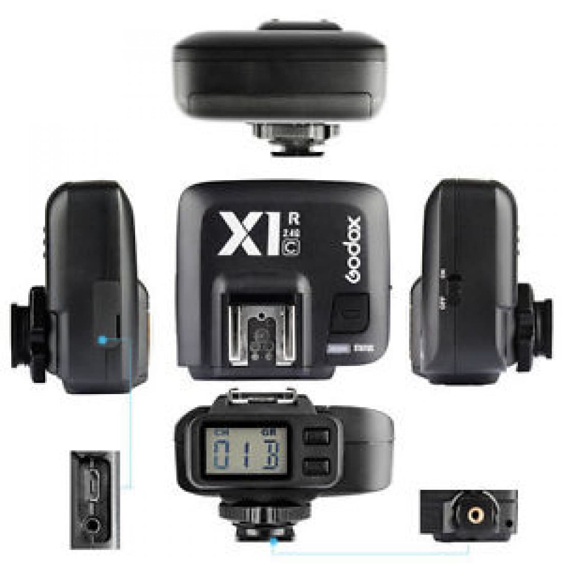 Godox X1R-C TTL Wireless Flash Trigger Receiver for Canon Thumbnail 2