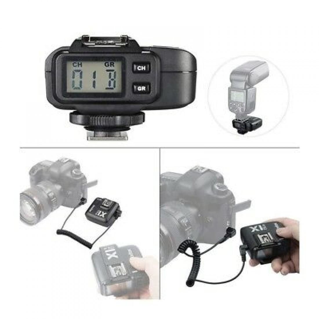 Godox X1R-C TTL Wireless Flash Trigger Receiver for Canon Thumbnail 3