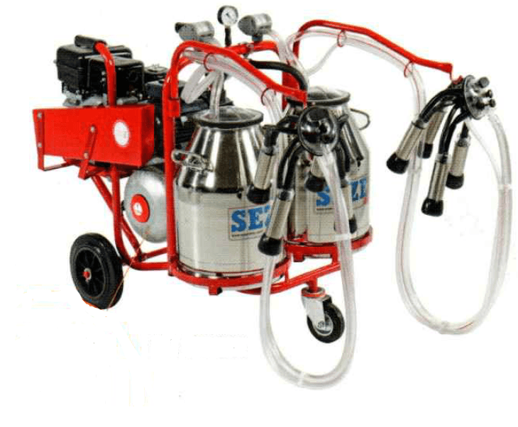 PLS-2 STAINLESS STEEL GAS ENGINE MILKING MACHINE