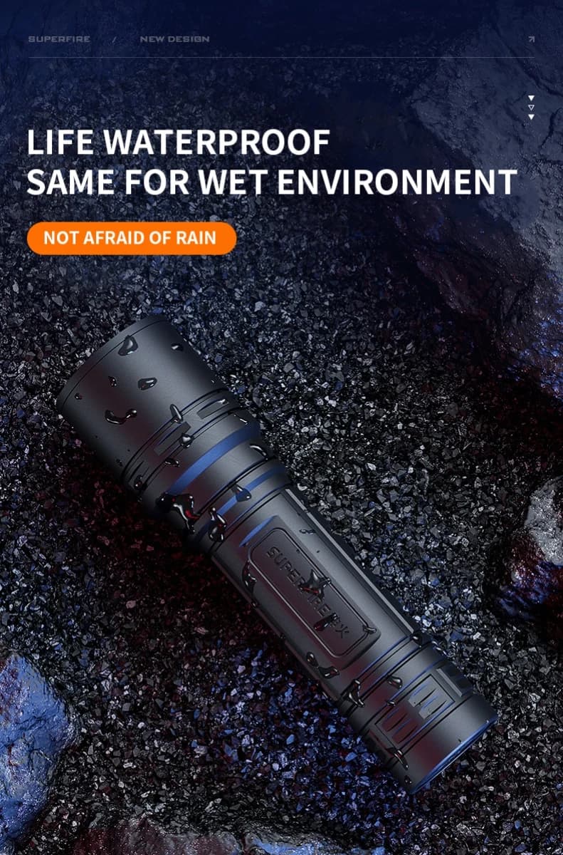 SUPERFIRE S33-X Portable Led Flashlight Thumbnail 9