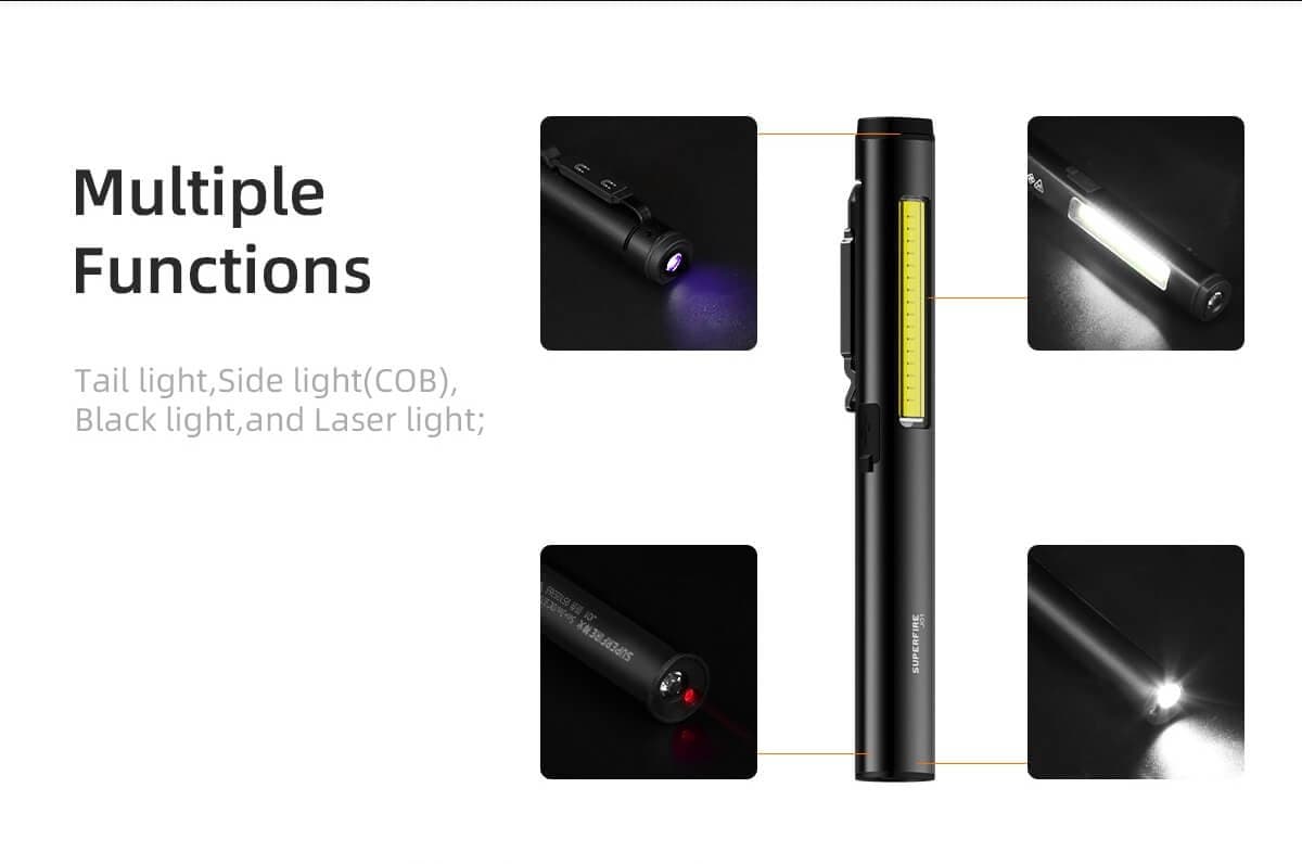 SUPERFIRE J01 Mini Tail Laser Light Thumbnail 2