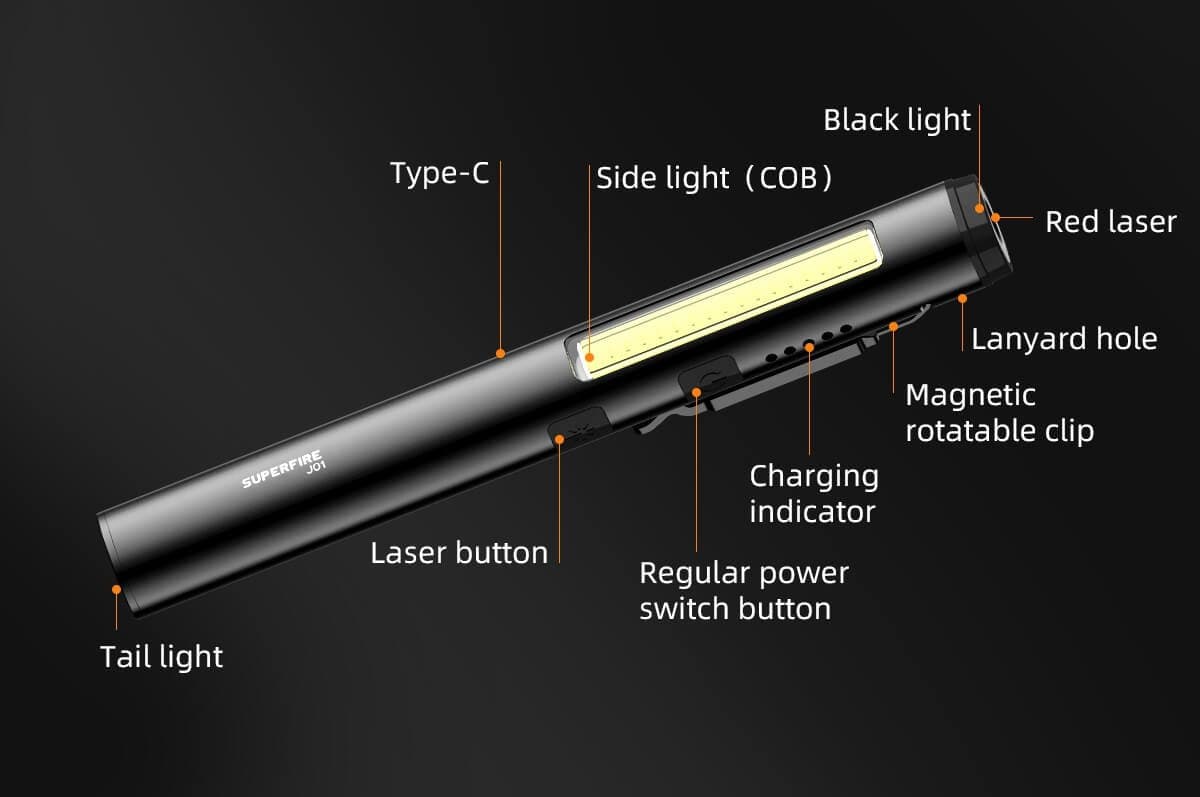 SUPERFIRE J01 Mini Tail Laser Light Thumbnail 8
