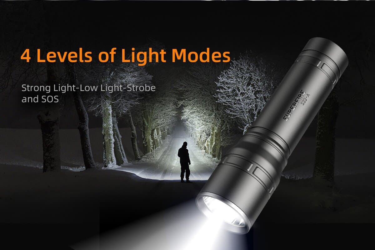 SUPERFIRE S33-A mini flashlight Thumbnail 4