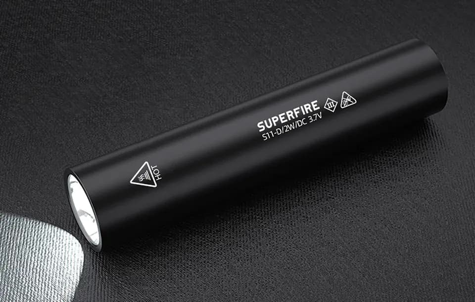 Superfire S11-D Flashlight, 135lm, USB Thumbnail 4