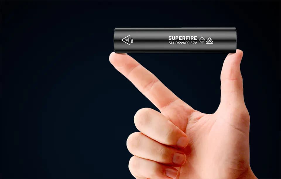 Superfire S11-D Flashlight, 135lm, USB Thumbnail 7