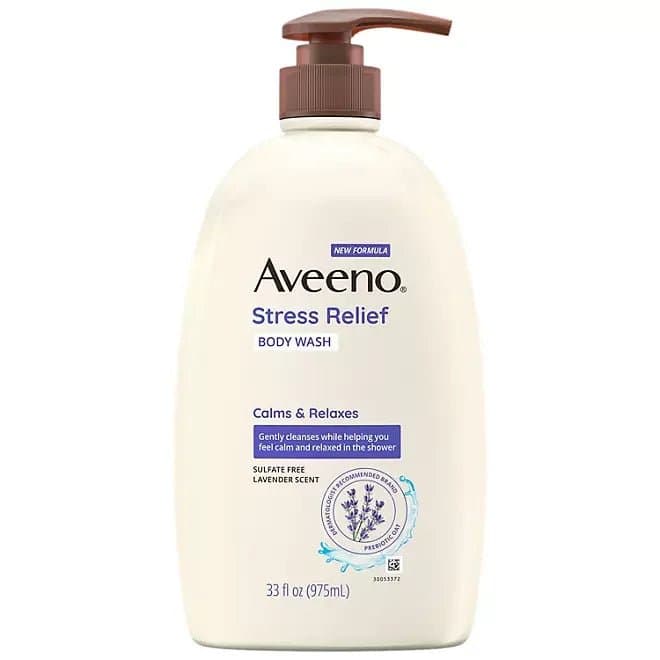 Aveeno Stress Relief Body Wash Calming Body Wash Thumbnail 2