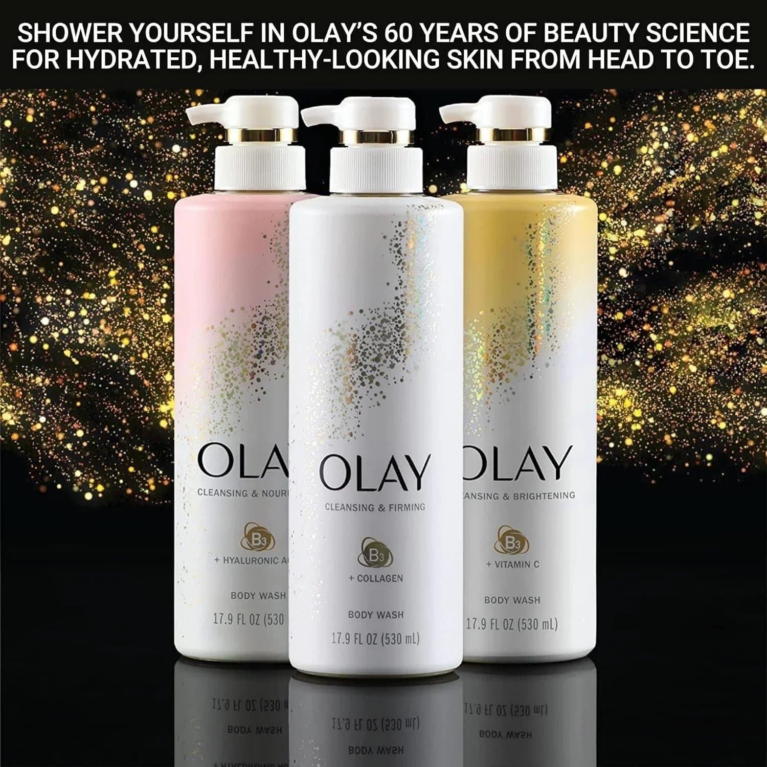 Olay Body Wash with Vitamin C and Vitamin B3 Complex, 591 mL 4pack Thumbnail 6