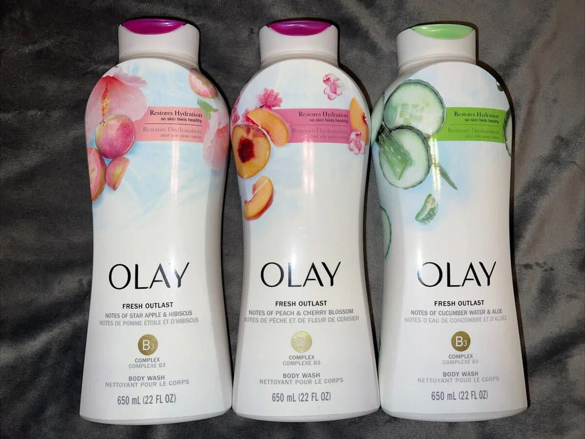Olay Fresh Outlast Body Wash with Vitamin B3 Complex 3pack Thumbnail 2