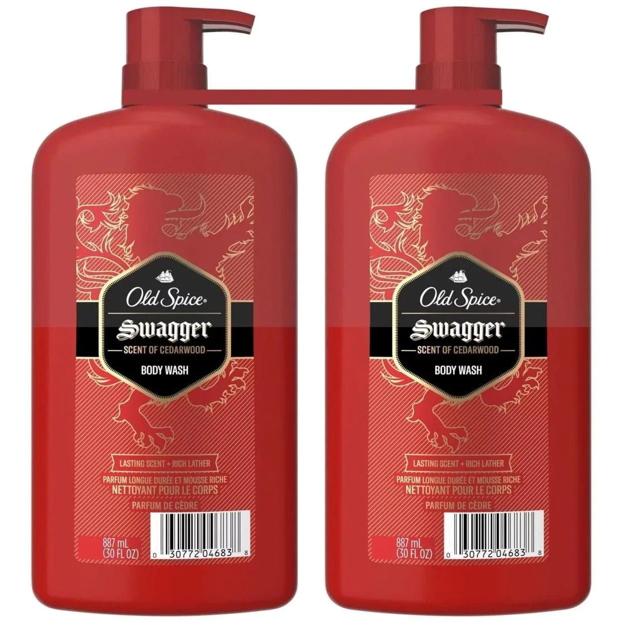 Old Spice Swagger Body Wash 2pack for Men Scent of Cedarwood Thumbnail 3