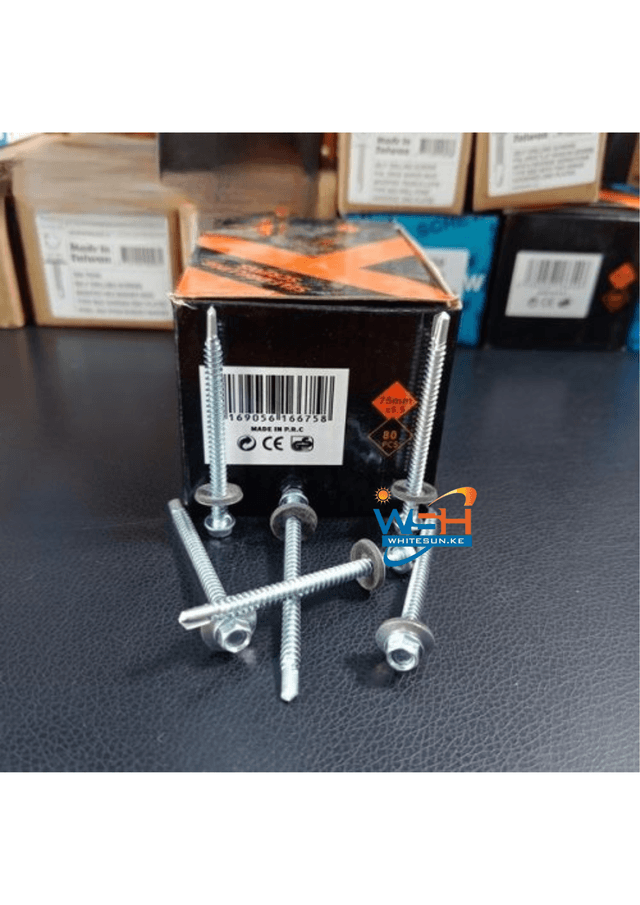 75mm-roofing-screws-with-washers-80pcs-pack