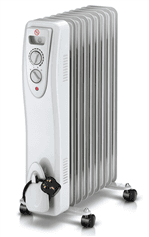 Oil-filled radiator heater