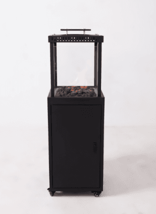 Standing glass patio heater