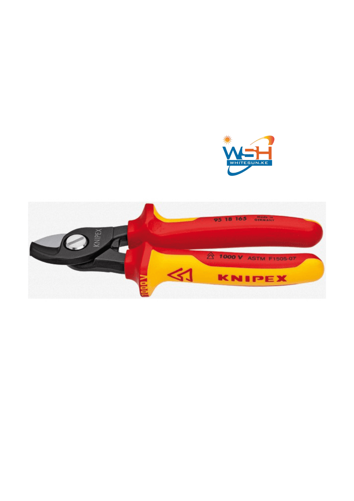 Cable Shear Twin Edge Vde Knipex 95 16 200