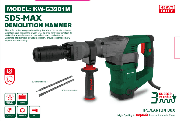 Demolition breaker drill 1500w-20j