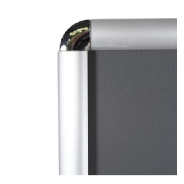 round-corner-snap-frame-25mm-silver-a3