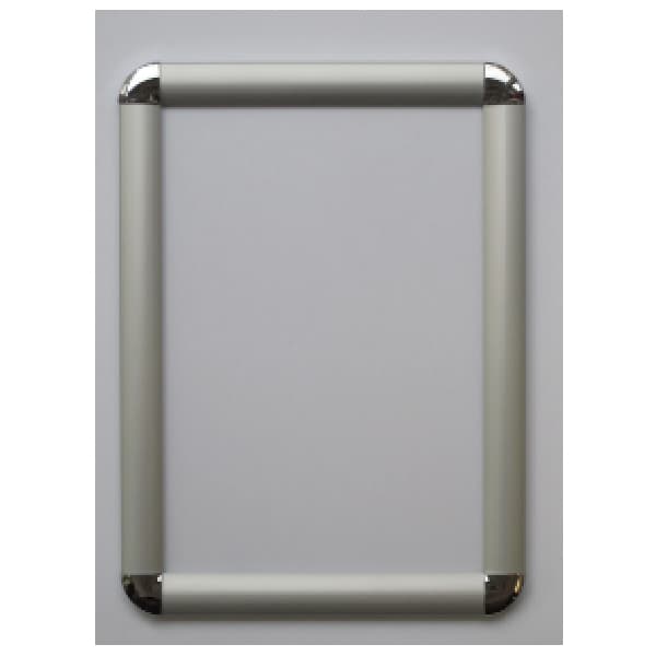 round-corner-snap-frame-25mm-silver-a4