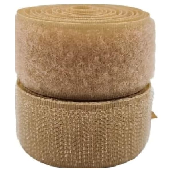 Velcro Hook And Loop, Beige, 50Mm Width, 1M Length, For Both Parts, Self Adhesive...