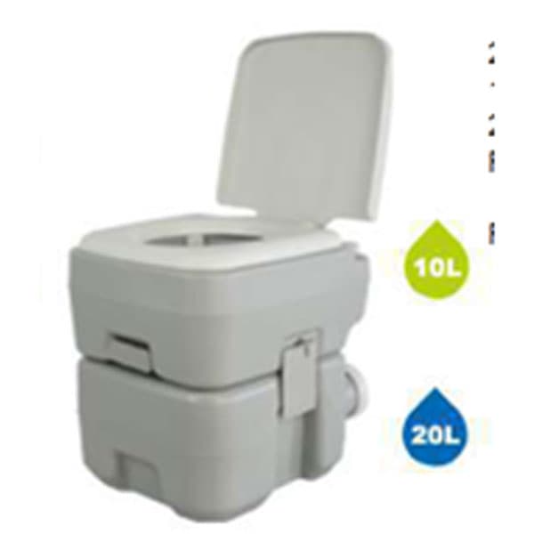 20L Portable Camping Toilet with Piston Pump | Convenient, Hygienic, and Ready for Adventure