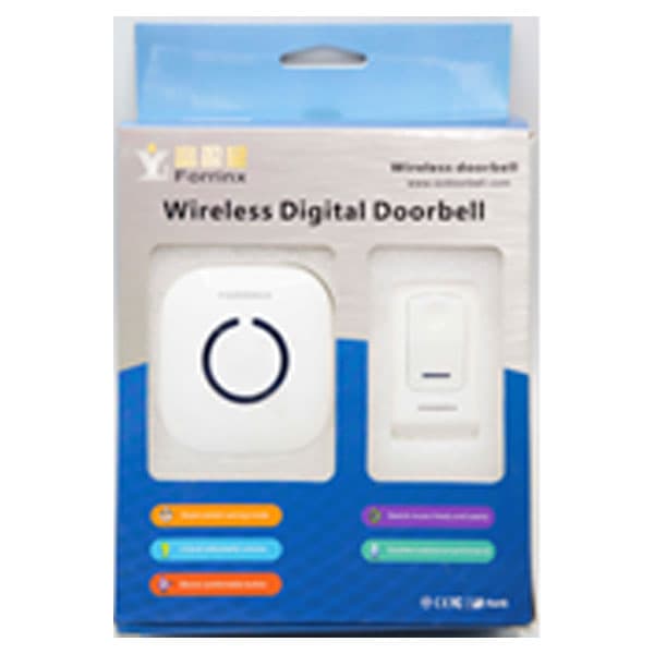 Wireless Door Bell With Remote 100M Distance Uses 23A And Aa Batteries