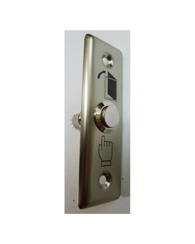 exit-switch-panel-91x28mm-nickel-plated-button-for-narrow-door-frame
