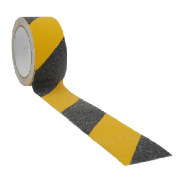 Anti Slip Tape Black/Yellow, 50mm, 5Meter