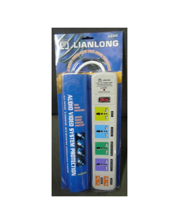 Extension Socket, 1 Switch With Surge Protection Thumbnail 2
