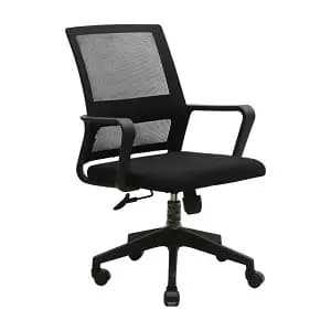 Office Chair Durable Foam PU Wheels, Black M2331