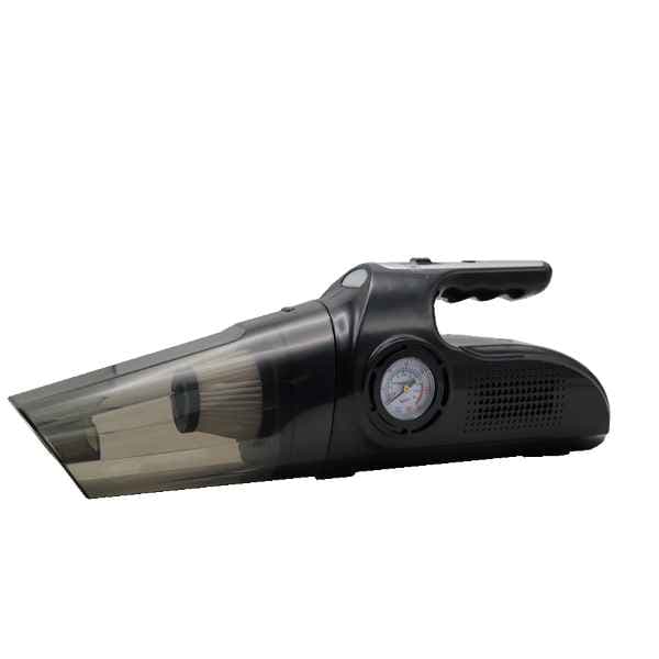 Vacuum Cleaner 120W – USB Rechargeable Dry & Wet, 6000PA Suction with Tyre Inflator – Maroon Thumbnail 2