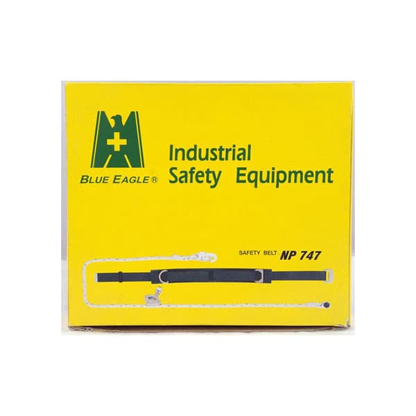 Safety Belt Linesman Green Broad Belt W/ White Rope, Packed In Colored Gift Box Thumbnail 2