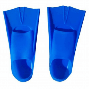 Zoomer Blue Silicon In Netbag, Size M, Striker Swim Sports