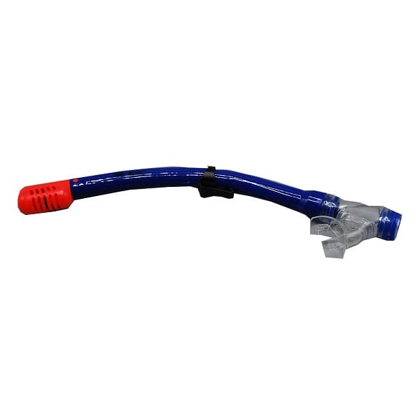 Swim Snorkel For Kids With Dry Top Blue, Orange With Clip, Striker Swim