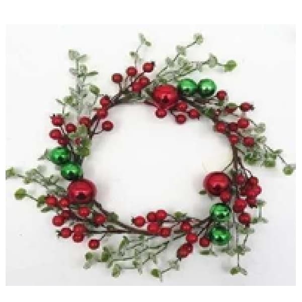 2240cm-christmas-wreath-with-leaves-red-berry-ornaments-decorated