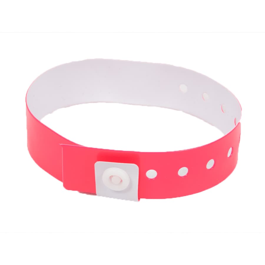 L SHAPED VINYL WRISTBANDS NEON Thumbnail 2