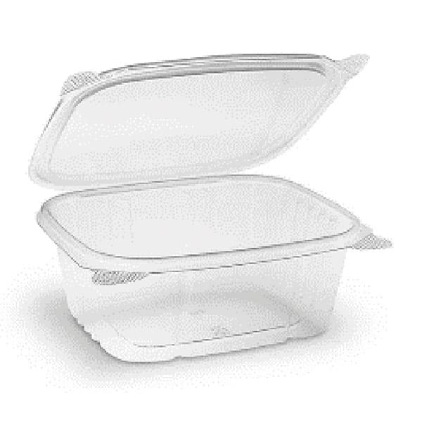 St/Hf-Oval Hinged Container 250Ml (V00510/P), Pack Of 50 Pcs