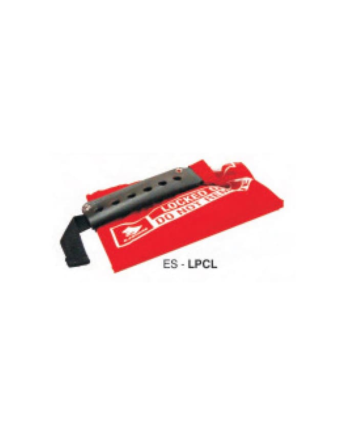 Large Plug Lockout – Red Esquare
