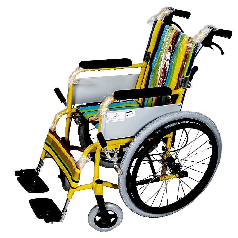 Aluminium Wheelchair for Child – FS874LAJ-30 | Lightweight, Foldable & Kid-Friendly Mobility Thumbnail 2