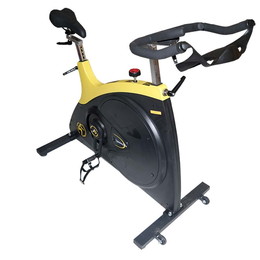 Commercial Lesmill Spinning Bike, Yelow/Black, Belt Driven, Size (L*W*H) 1030*1580*1140mm Thumbnail 2
