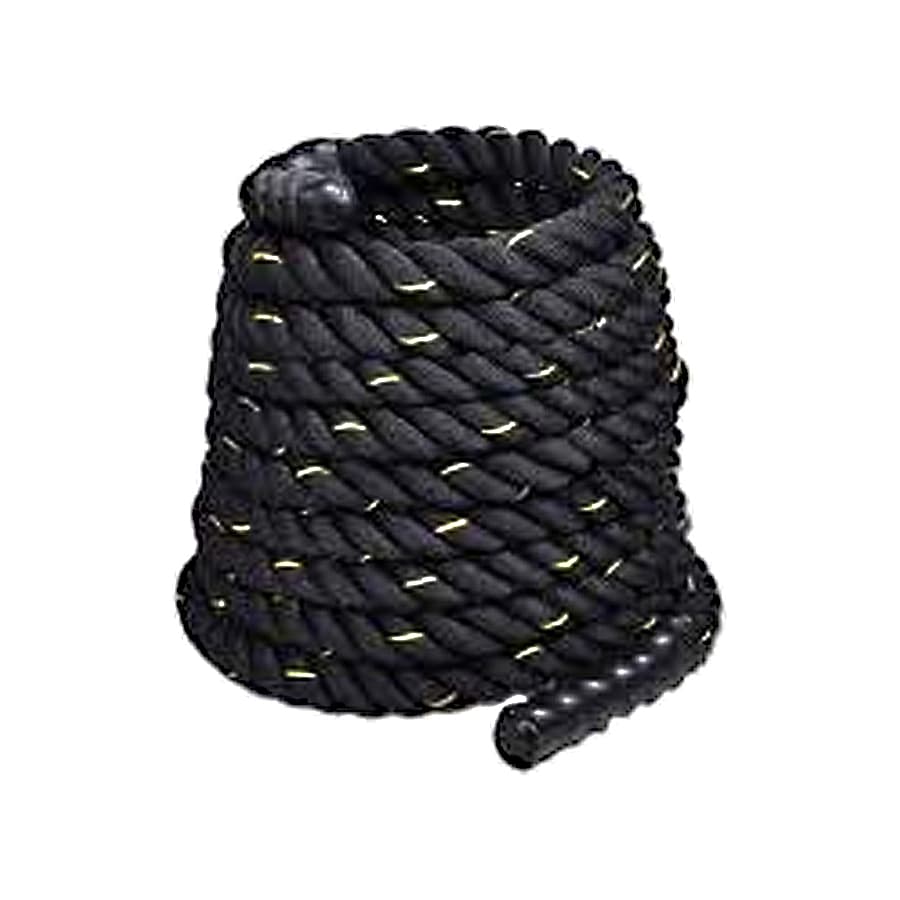 SPL615 Battle Ropes 3-Strand, 9M*50Mm F50Mm* 9M 100% Polyester Black