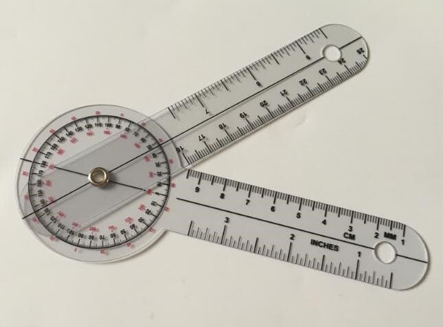 Small 6 Inch Goniometer, L-160mm, W-26mm