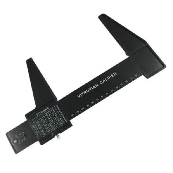 Vituruvian Caliper 0-140mm, Black Color Plastic