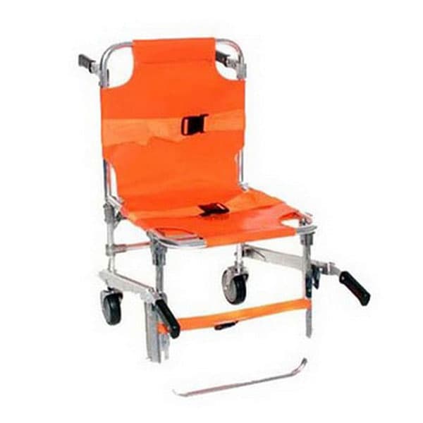 stair-stretcher-wheelchair-orange-safe-evacuation-with-chest-seat-belt-model-yxz-d-c9